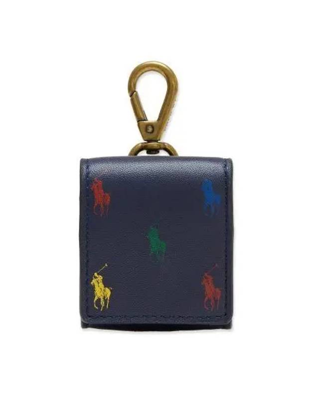 Polo pony logo airpod case navy - POLO RALPH LAUREN - BALAAN 1