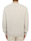 Baby Fox Patch Regular Knit Top Light Grey Melange - MAISON KITSUNE - BALAAN 5