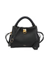 Iris Small Heavy Grain Shoulder Bag Black - MULBERRY - BALAAN 1