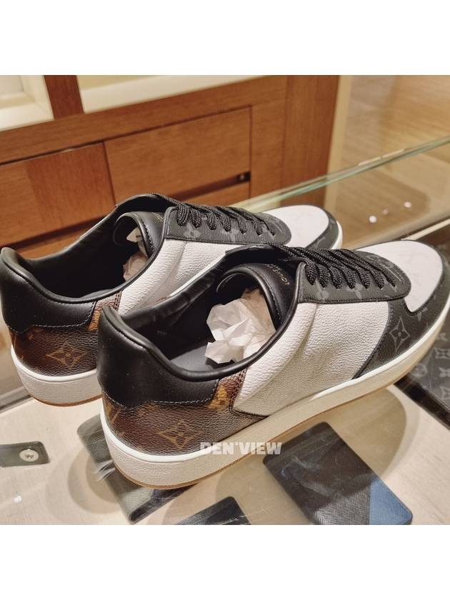 Rivoli Monogram Canvas Low Top Sneakers White Black - LOUIS VUITTON - BALAAN 3