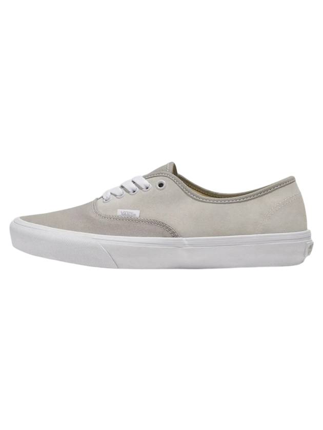 Authentic Canvas Suede Low Top Sneakers Block Grey - VANS - BALAAN 1