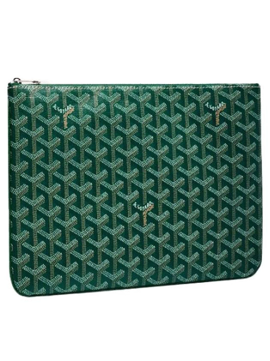 Senna MM Clutch Bag Green - GOYARD - BALAAN.