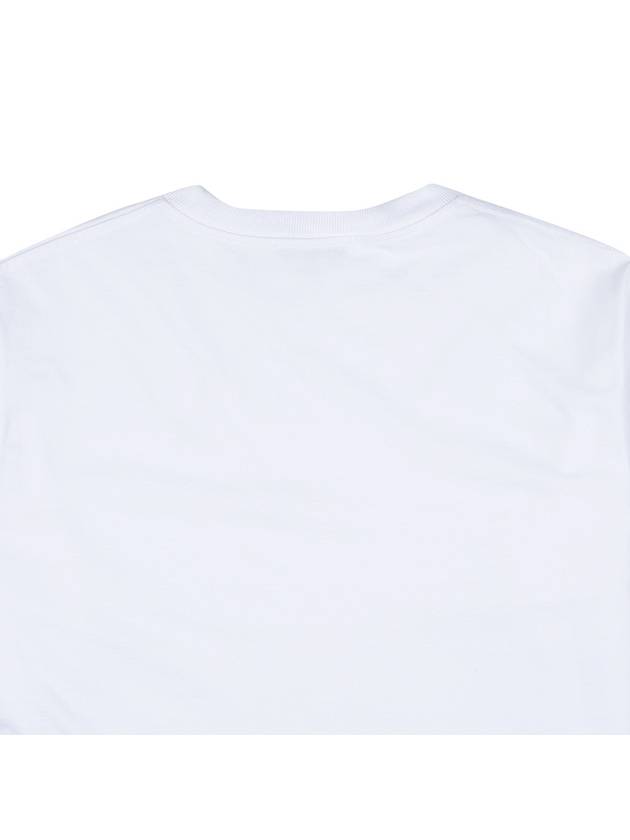 Couture Embroidered Logo Short Sleeve T-Shirt White - DIOR - BALAAN 7