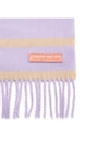 Pink Label Wool Scarf Lilac Yellow - ACNE STUDIOS - BALAAN 3