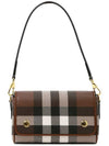 Canvas Check Shoulder Bag Brown - BURBERRY - BALAAN 1