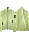 Garment Dyed Crinkle Reps Nylon Zip-up Jacket Lime - STONE ISLAND - BALAAN 2