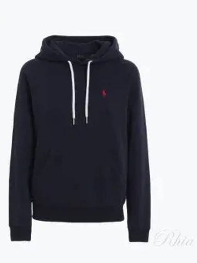 Women's Embroidered Logo Long Sleeve Hoodie Navy - POLO RALPH LAUREN - BALAAN 2