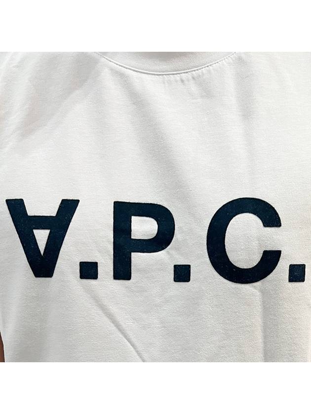 Men's VPC Logo Short Sleeve T-Shirt White - A.P.C. - BALAAN 7