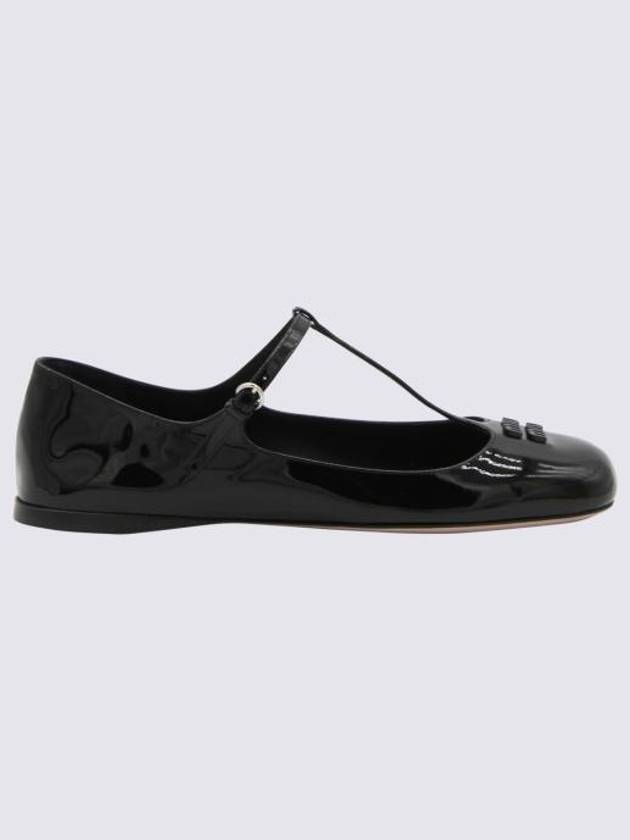 Patent Leather Ballerinas Black - MIU MIU - BALAAN 2