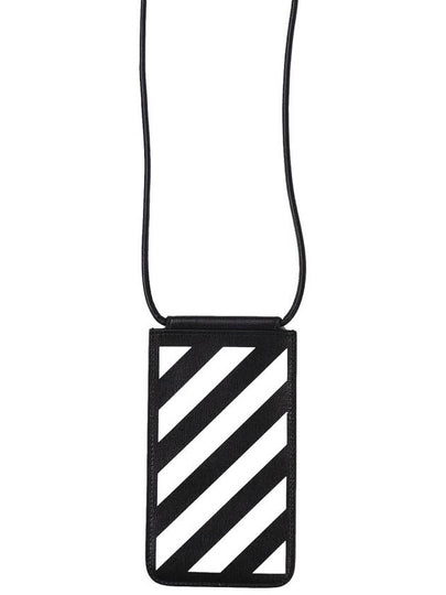 Diag Strap Cross Bag Black - OFF WHITE - BALAAN 2