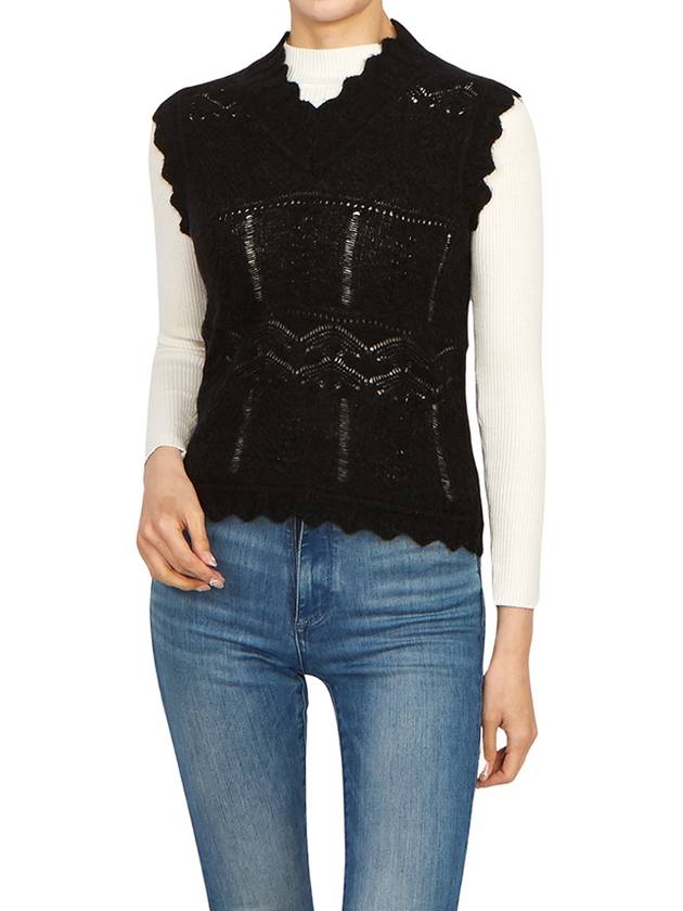 VANESSA WOMEN VEST WK036Z BLACK - ALLSAINTS - BALAAN 5