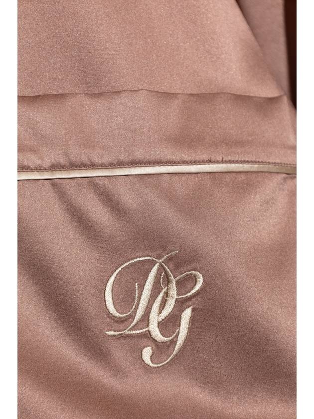 Dolce & Gabbana Silk Top From Pajamas, Women's, Pink - DOLCE&GABBANA - BALAAN 5