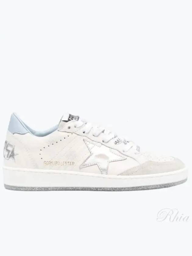 Ball Star Blue Tab Low Top Sneakers White - GOLDEN GOOSE - BALAAN 2