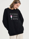 Flowers Must Boom Sweatshirt Black - SORRY TOO MUCH LOVE - BALAAN 3