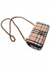 TB Logo Check Bouclé Mini Lola Cross Bag Beige - BURBERRY - BALAAN 6