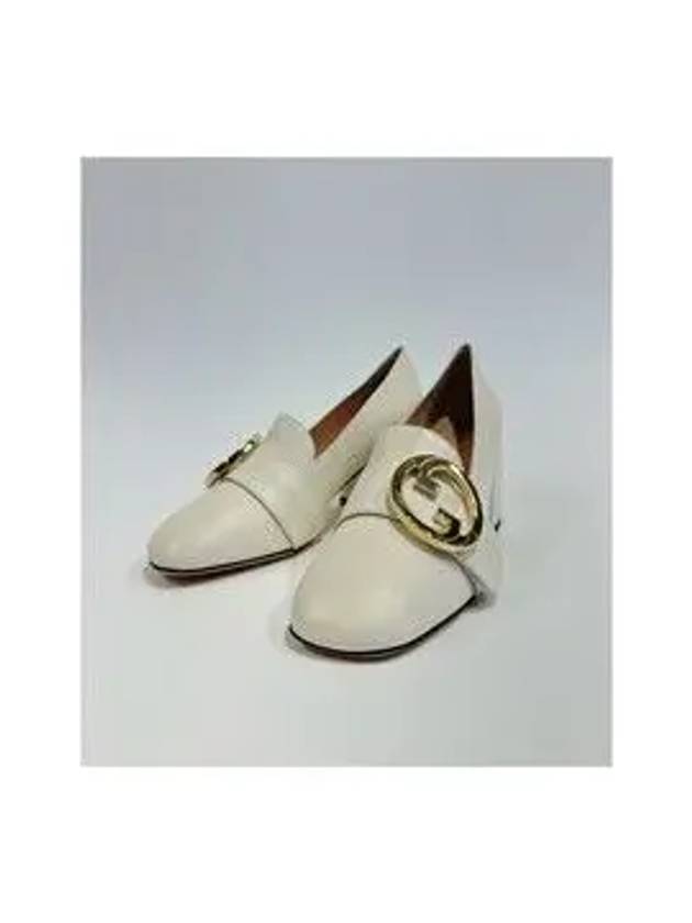 Women's Blondie Interlocking G Pumps White - GUCCI - BALAAN 9