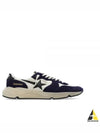 Running Sole Distressed Leather Suede Mesh Low-Top Sneakers - GOLDEN GOOSE - BALAAN 2