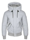 Men's Dixon Padded Hooded Jacket Grey - MACKAGE - BALAAN 2