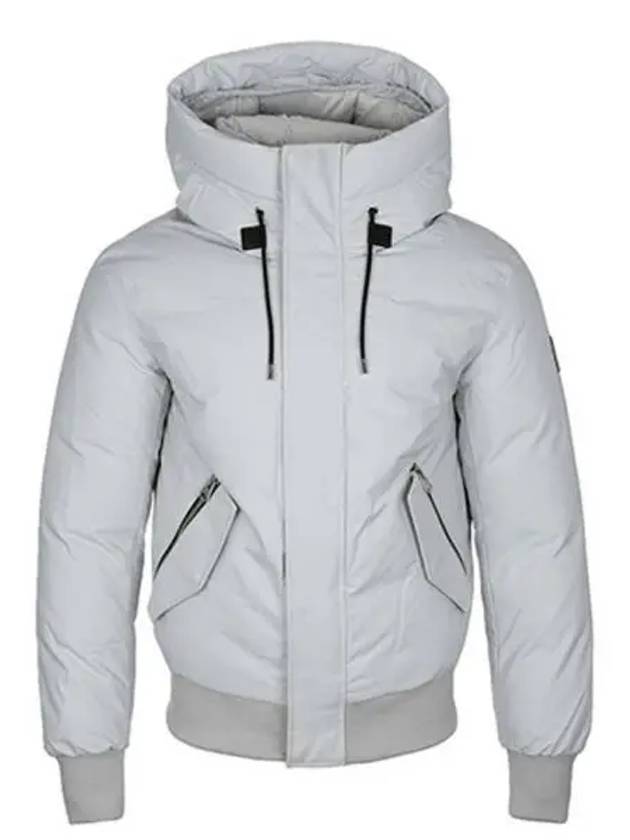 Dixon Men s Hooded Bomber Short Padded Jumper Jacket White LBC0059 270629 - MACKAGE - BALAAN 1