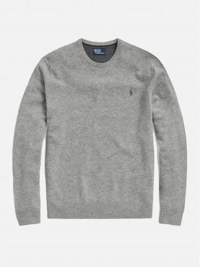 Logo Basic Pullover Knit Top Grey - POLO RALPH LAUREN - BALAAN 2