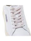 Dallas Green Tab Leather Low Top Sneakers White - AUTRY - BALAAN 9