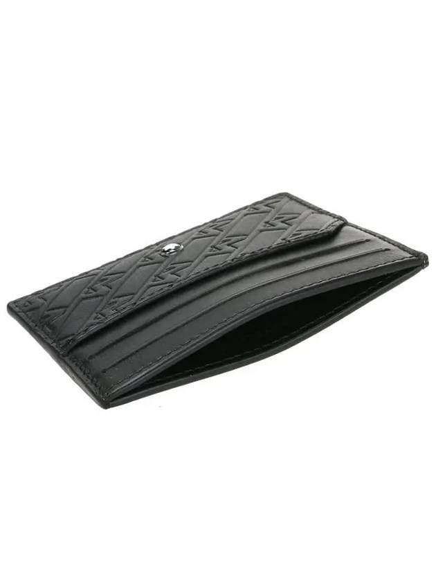 Men's Logo Card Wallet Black - MONTBLANC - BALAAN 5