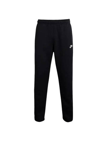 Men's Sportswear Club Fleece Track Pants Black - NIKE - BALAAN 1