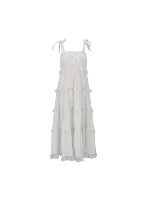 Cotton Rayon Beach Tiered Dress - NARU KANG - BALAAN 2