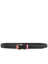 Trivet two-tone buckle belt black pink - LECHROMAQI - BALAAN 2