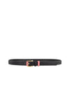 Trivet two-tone buckle belt black pink - LECHROMAQI - BALAAN 1