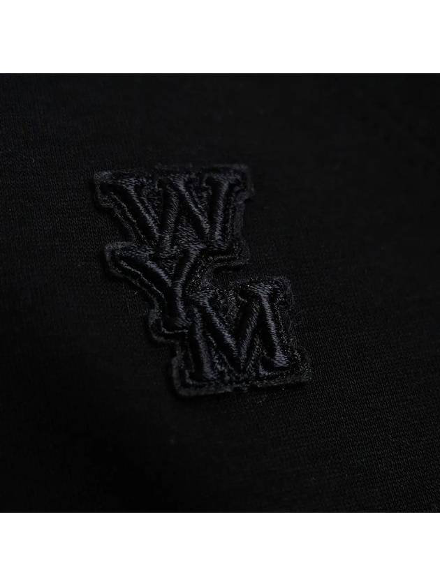 Women s Long Sleeve Cropped T Shirt Black M241TS18720B - WOOYOUNGMI - BALAAN 4
