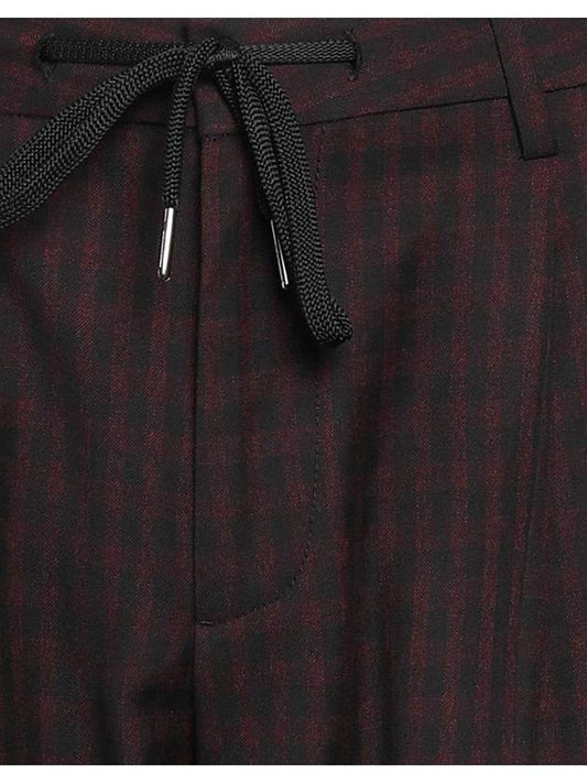 Armani Exchange Gingham Check TROUSER - ARMANI EXCHANGE - BALAAN 2