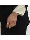 Ring Chain Surgical Bracelet Gold - BASSCLEF - BALAAN 5