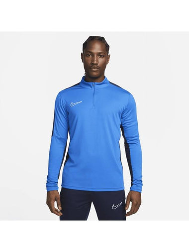 Dri Fit Academy 1 4 Zip Up Long Sleeve T-Shirt Royal Blue - NIKE - BALAAN 1