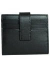 V Logo Signature Card Wallet Black - VALENTINO - BALAAN 3