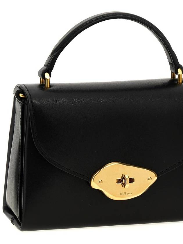 Lana Small Top Handle Cross Bag Black - MULBERRY - BALAAN 4