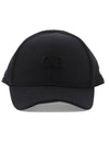 Embroidered Logo Ball Cap Black - CP COMPANY - BALAAN 1