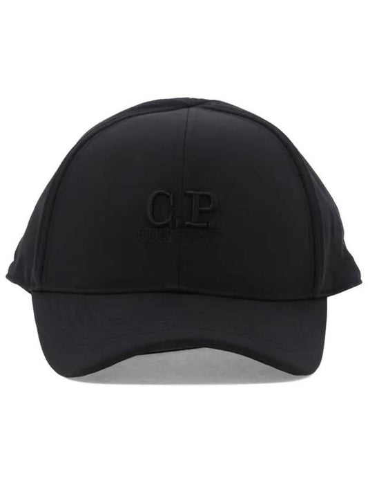 embroidered logo ball cap black - CP COMPANY - BALAAN.