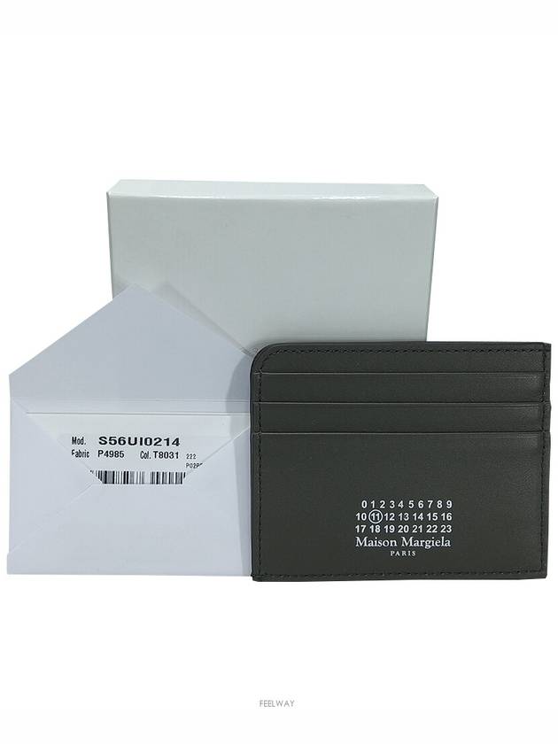 Stitch Number Logo Card Wallet Dark Shadow - MAISON MARGIELA - BALAAN 4