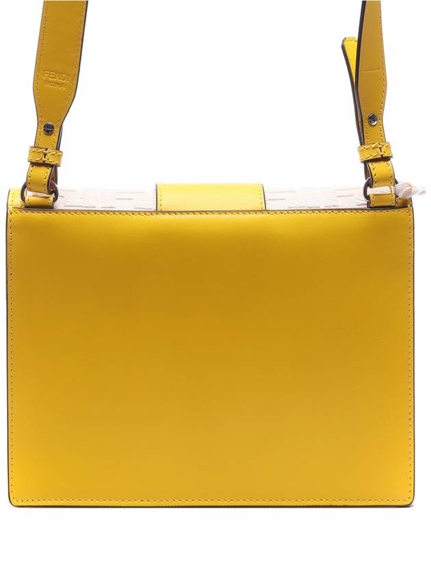 FF flat baguette cross bag yellow - FENDI - BALAAN.