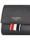 Pebble Grain Leather Mini Pouch Bag Black - THOM BROWNE - BALAAN 4