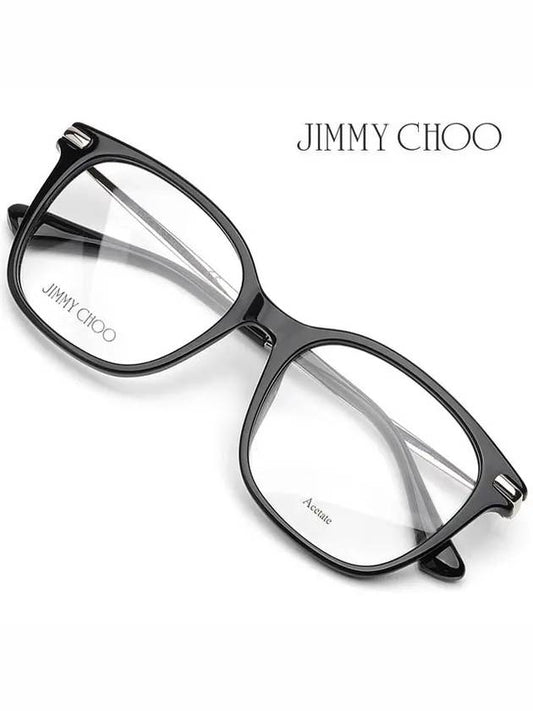 Glasses Frame JC195 807 Luxury Men's Women's Square Horned Frame - JIMMY CHOO - BALAAN 1