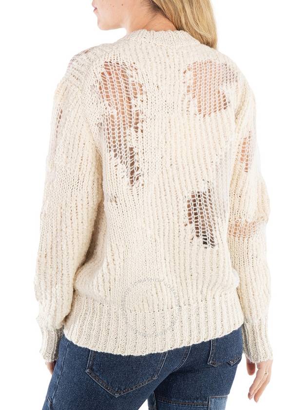 Chloe Ladies Iconic Milk Distressed Sweater, Size Medium - CHLOE - BALAAN 3