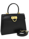 Iconic Large Tote Bag Black - SALVATORE FERRAGAMO - BALAAN 6