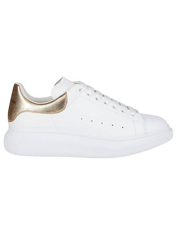 Oversole Gold Tab Low Top Sneakers White - ALEXANDER MCQUEEN - BALAAN 1