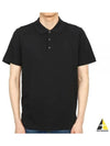 Bronn Cotton Short Sleeve Polo Shirt Black - THEORY - BALAAN 2