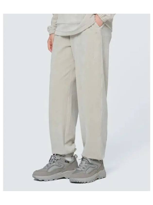 Corduroy Women s Jogger Pants Light Beige S24WWFFP71 - SNOW PEAK - BALAAN 1