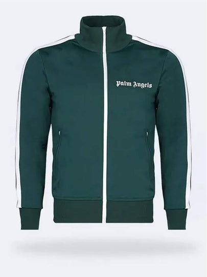 Logo Print Track Jacket Green - PALM ANGELS - BALAAN 2