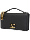 V Logo Signature P0W42SNP 0NO Women's Chain Tote and Shoulder Bag Long Wallet - VALENTINO - BALAAN 2