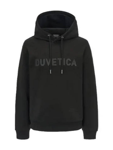 Cavazzo Hoodie Black Training Top Hooded Sweatshirt - DUVETICA - BALAAN 1